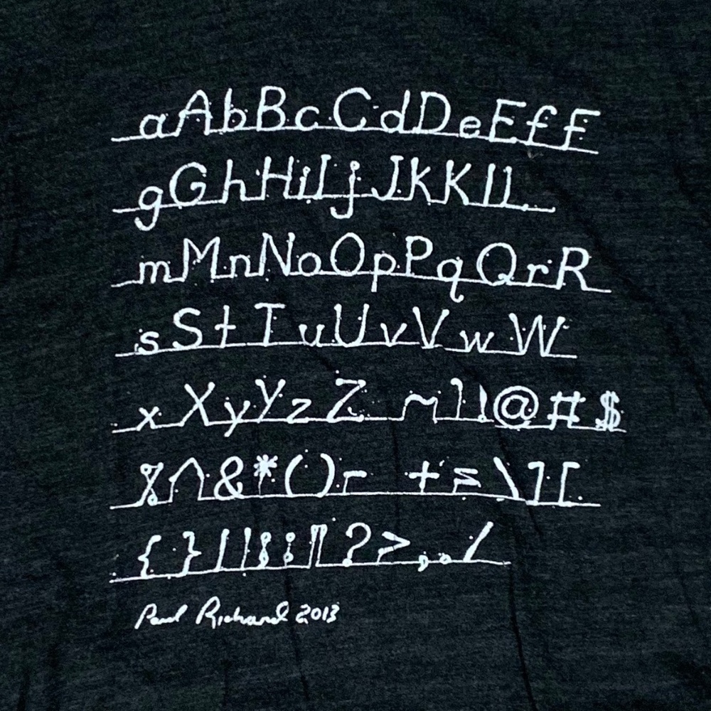 Paul Richard Typography Tee